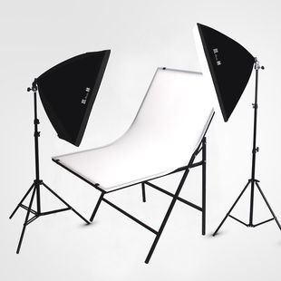 凯林折叠静物拍摄台小型摄影棚产品照相拍照道具器材摄影灯背景架